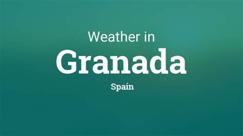 current time and weather in granada spain